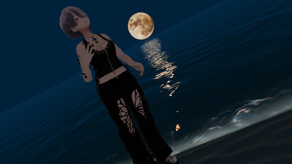 【9アバター対応】私の羽が夜光る理由。My Wings Glow for No One but Me