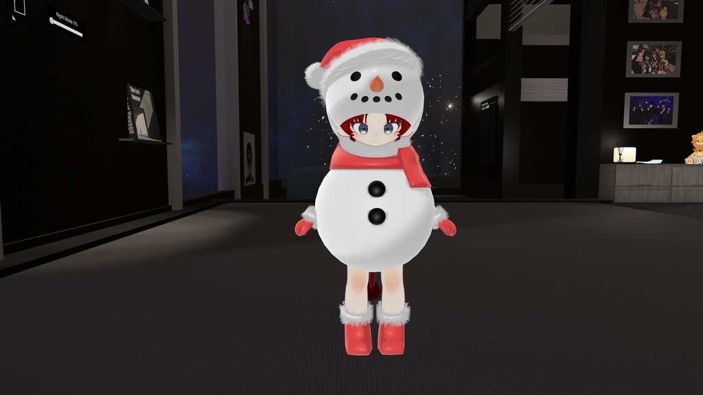 ゆきだるま着ぐるみ【多数アバター対応】