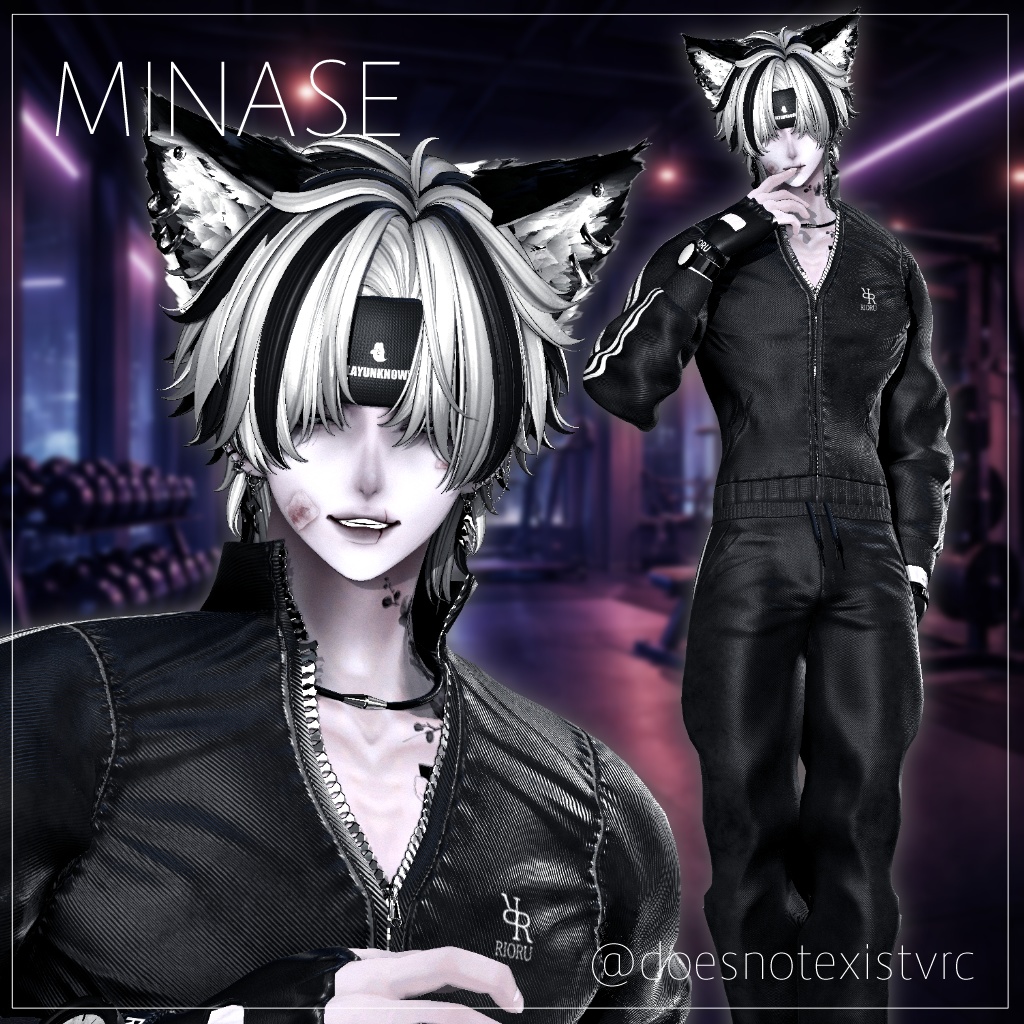 【無料あり】視線の筋影【8アバター対応】