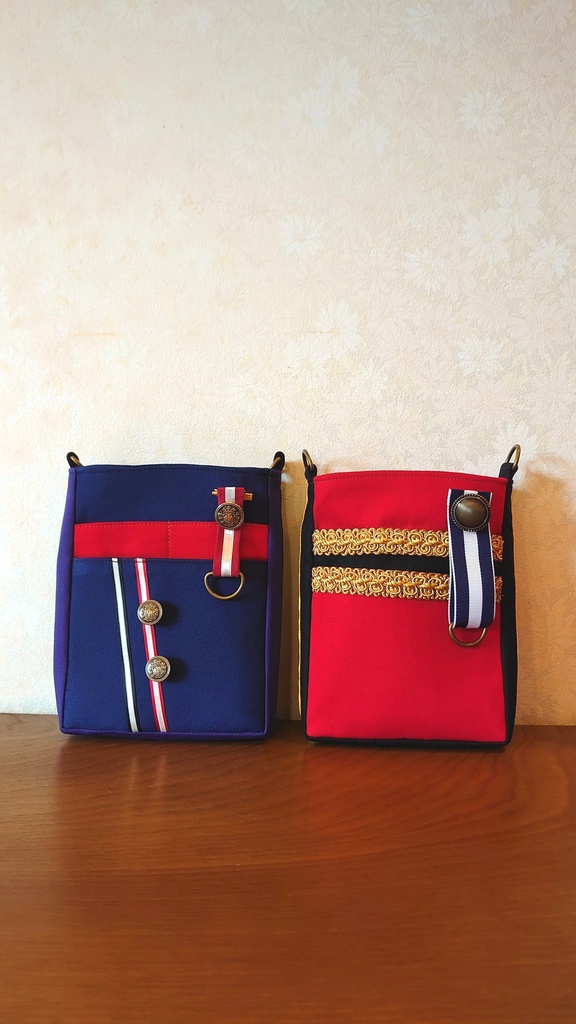 ミュ軍服風ミニバッグインバッグ