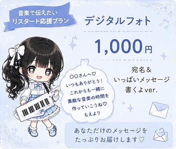 デジタルフォト(メッセージいっぱい書くよ♪)