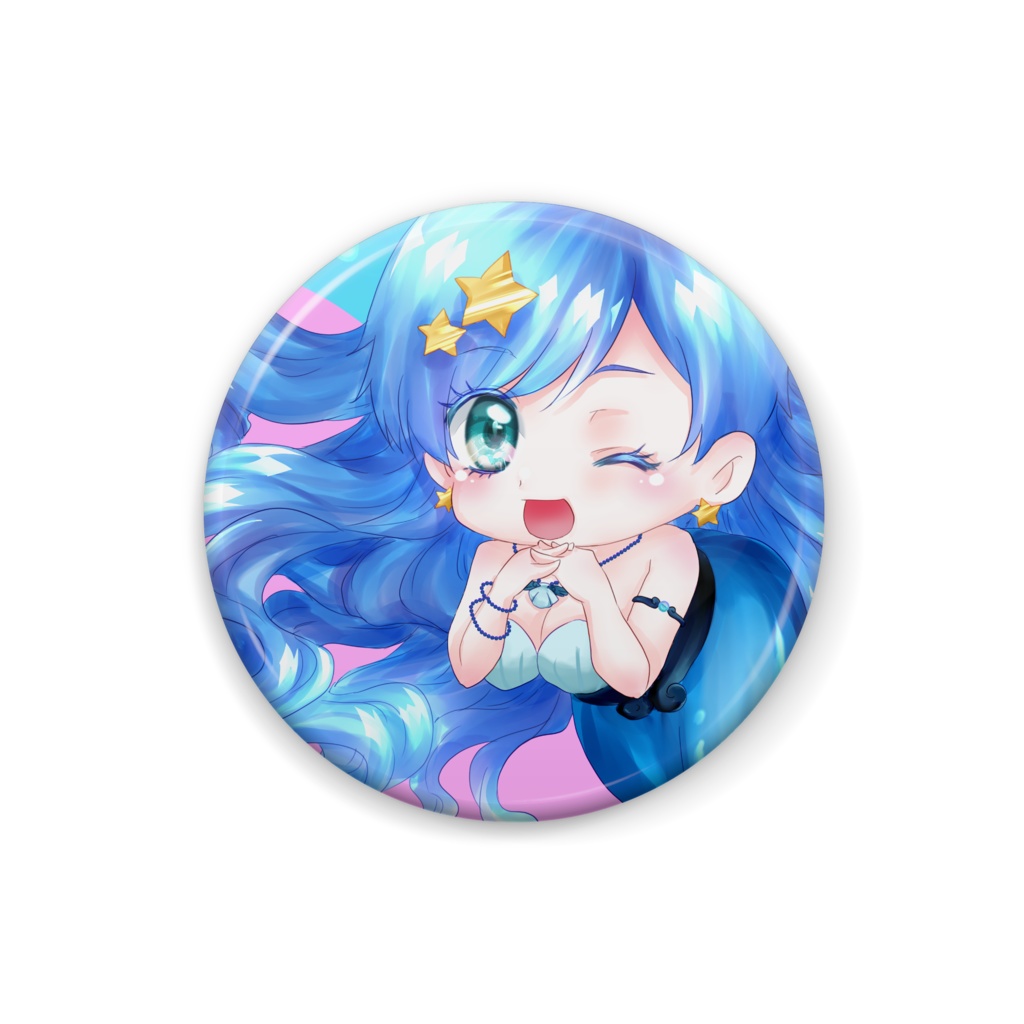 缶バッチ マーメイド