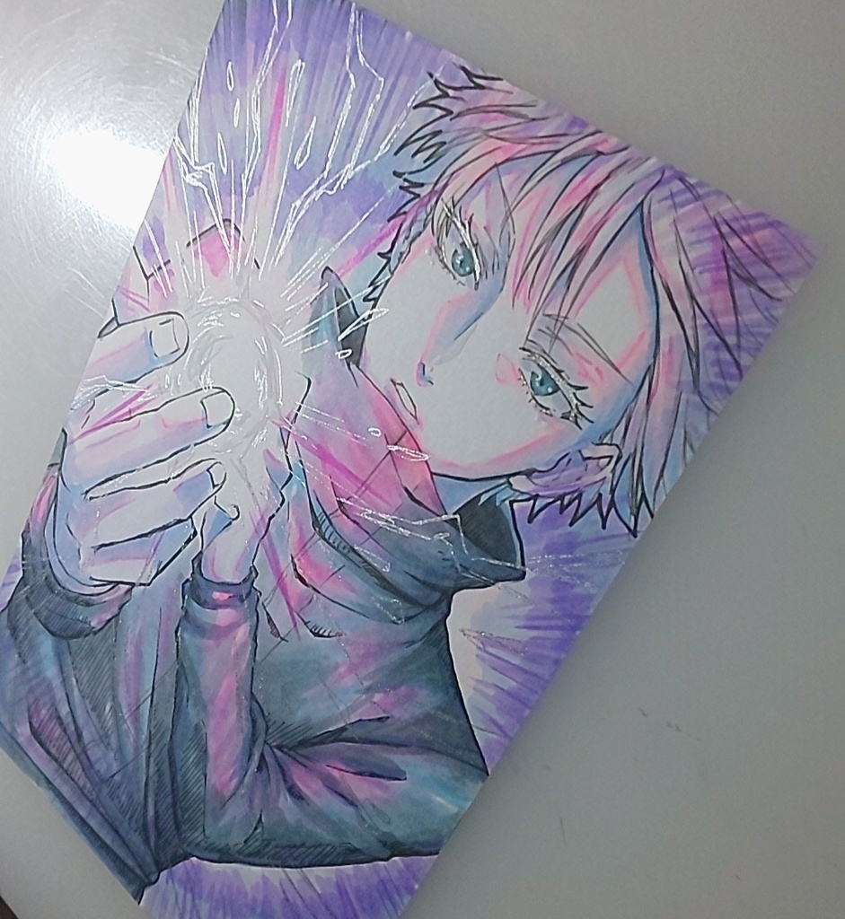 手描きイラスト 呪術廻戦 五条悟