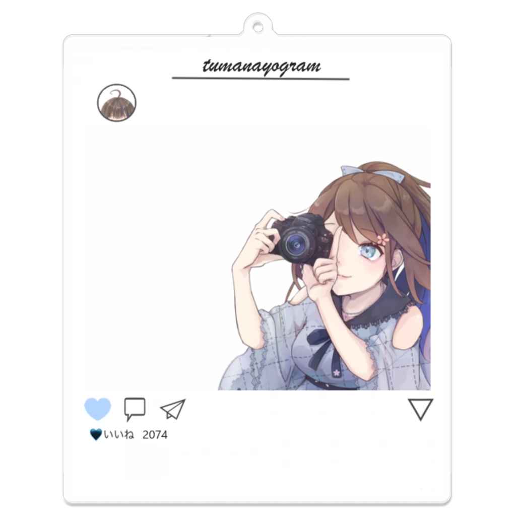インスタ風アクキー
