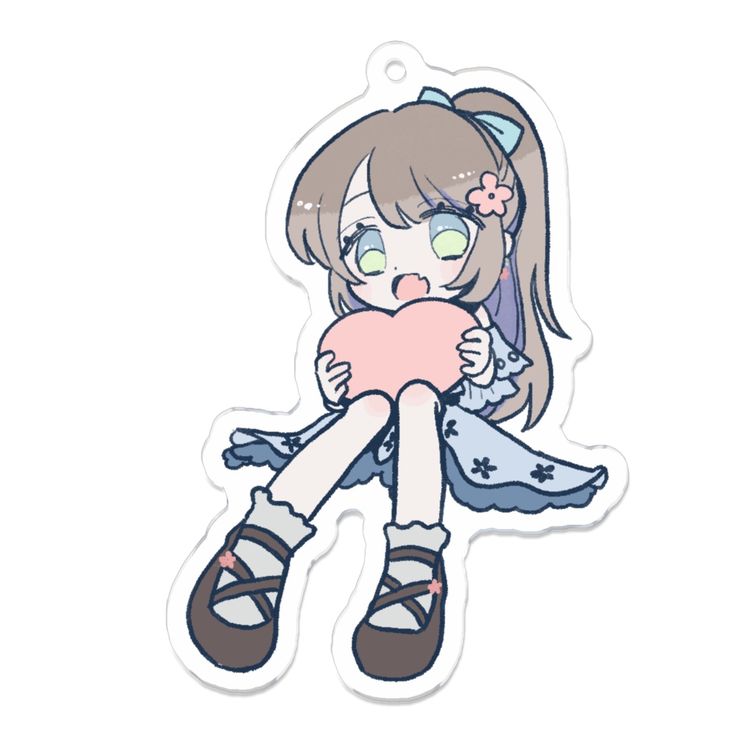 アクリルキーホルダー【ハート持ちVer.】