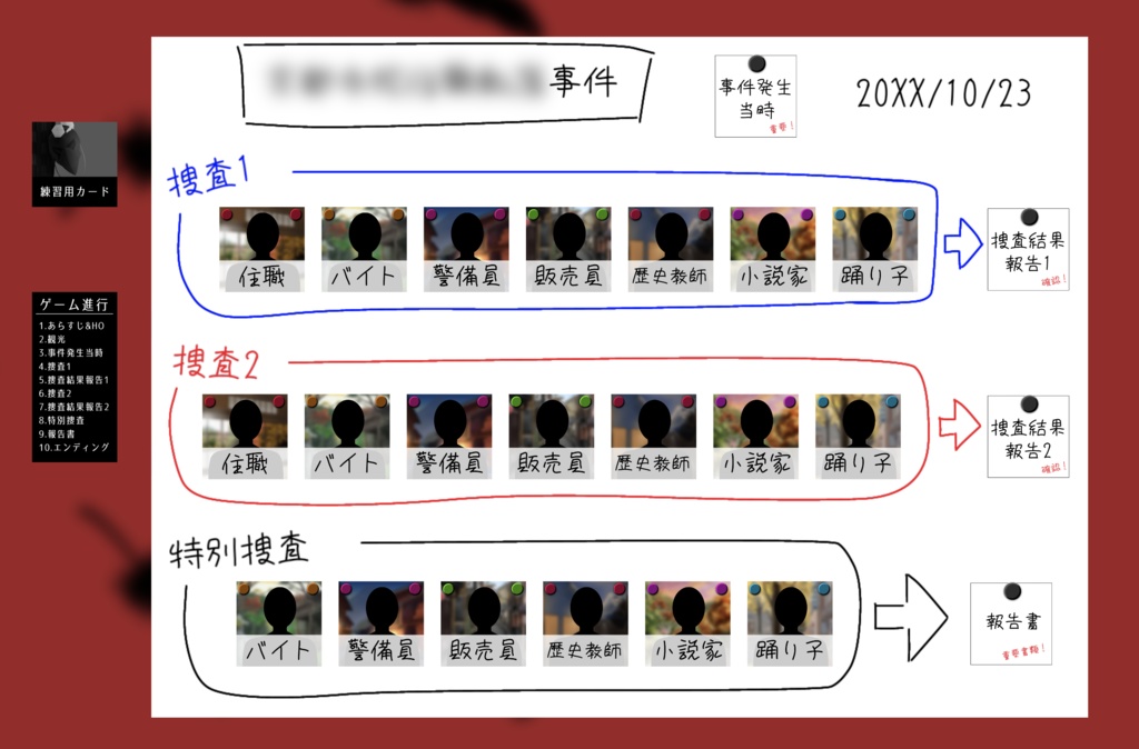 マーダーミステリー『 からすのち 』