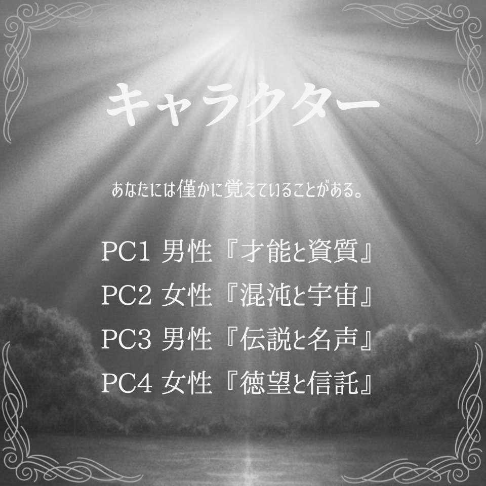 マーダーミステリー風ゲーム『トコシアテラス』ver2.0