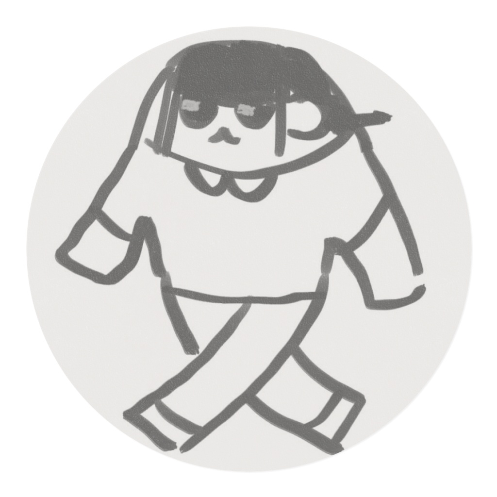 スーパーのガラスに写った俺、これでした