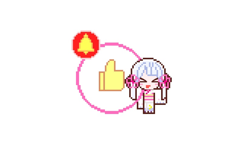 猫魔珠央式ドット絵風キャラクター素材まとめ