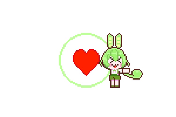 猫魔珠央式ドット絵風キャラクター素材まとめ