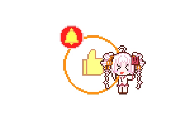 猫魔珠央式ドット絵風キャラクター素材まとめ