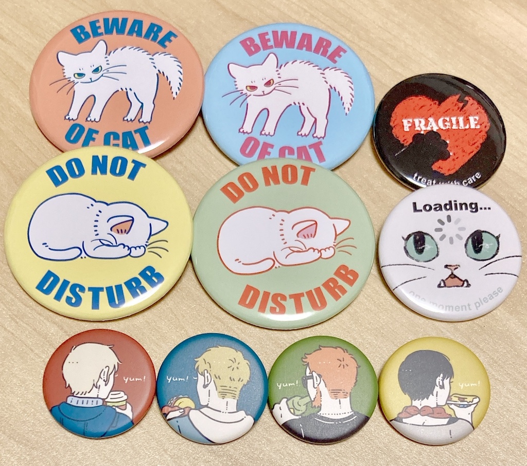 缶バッジいろいろ