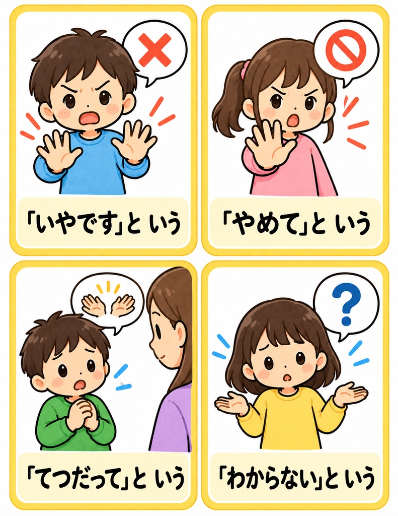 【療育・発達支援・視覚支援】きもちをととのえる絵カード40枚|おちつき方・気持ちの切り替え・コミュニケーション支援 PDF