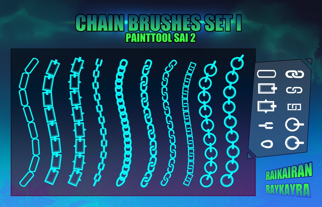 PAINTTOOL SAI 2 - チェーンブラシセット