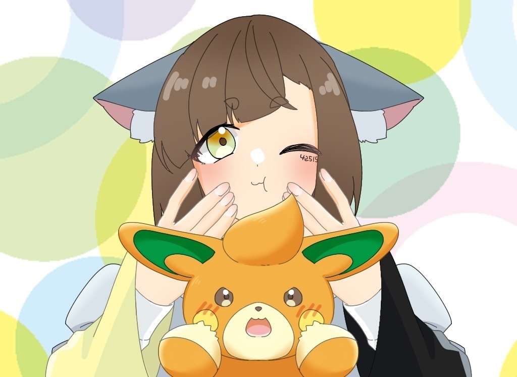 Vtuber素材　むにっとおてて