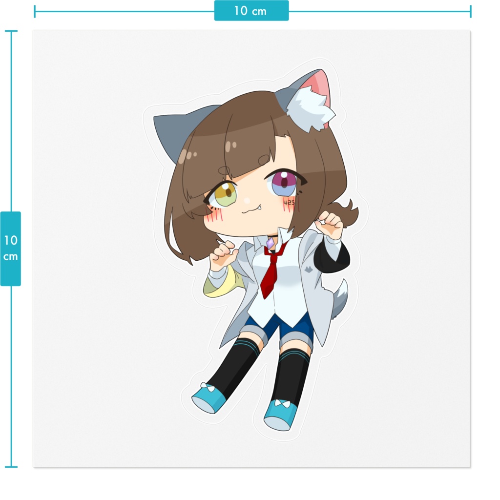 【クリアステッカー】SD朔 ノーマルver.