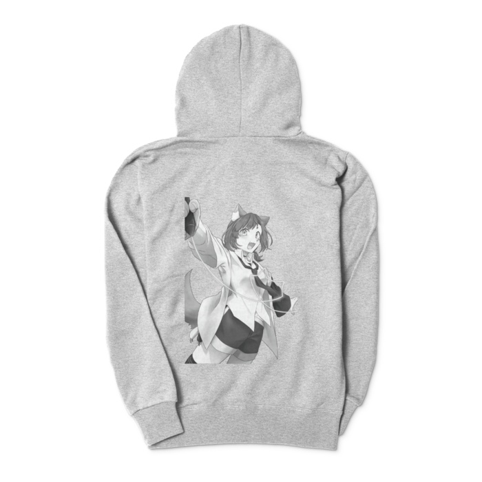 ろご?入りジップパーカー