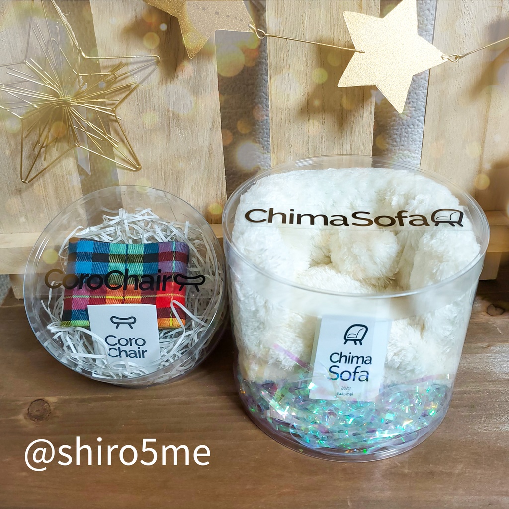 【受注】Corochair/もちころ用椅子 ぬい家具