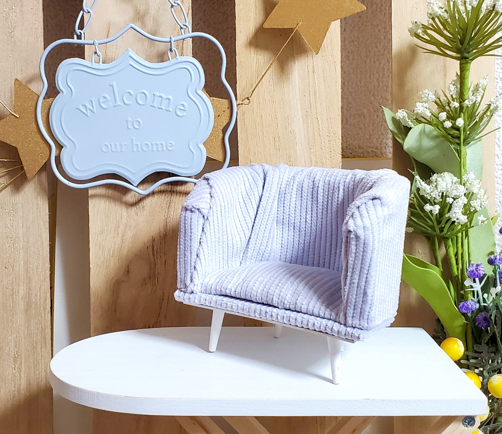 【受注】ChimaSofa/ちまりんず用椅子 一人用ソファ ぬい家具