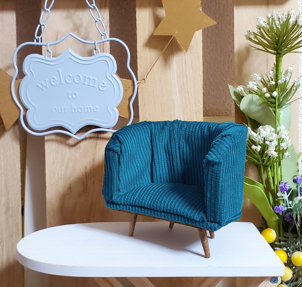 【受注】ChimaSofa/ちまりんず用椅子 一人用ソファ ぬい家具