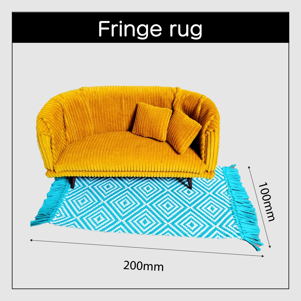 フリンジラグ/chimasofaサイズ