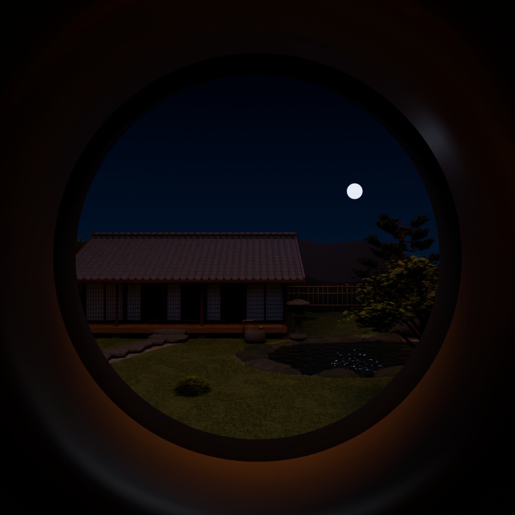 【箱庭コレクション #012 / Blender】箱庭の暗箱|PINHOLE HAKONIWA