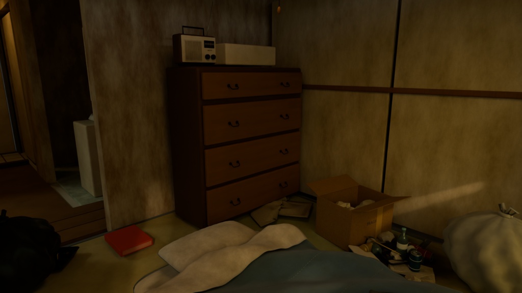 【箱庭コレクション #014 / Blender】昭和団地の一室・汚部屋版|Danchi Room — Dirty Edition