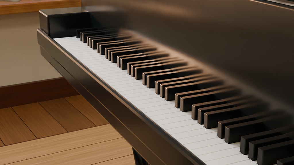 【箱庭コレクション #016 / Blender】放課後の音楽室|Empty Music Room