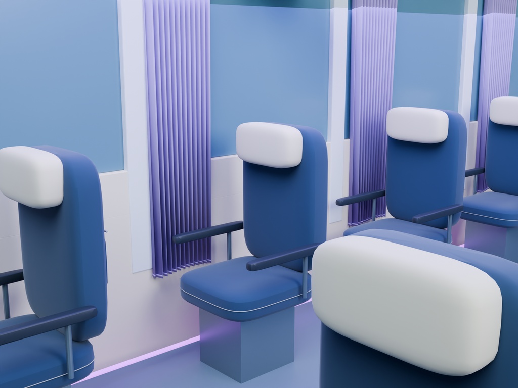 【3D背景】076 深夜バス / Midnight Bus【FBX・GLB・BLEND】
