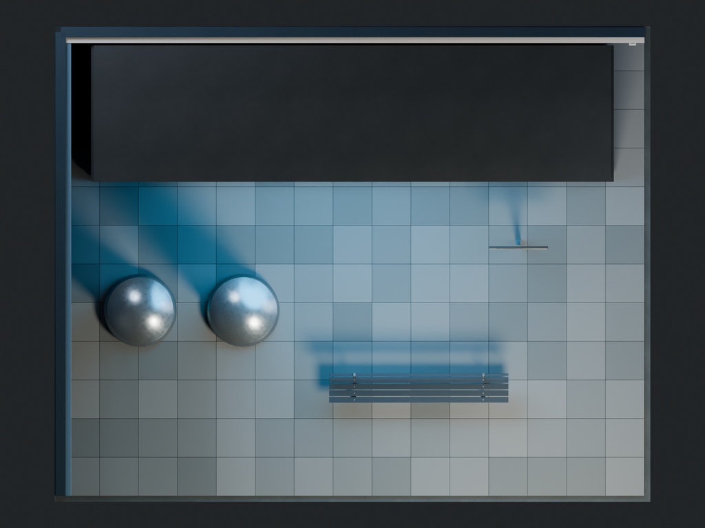【3D背景】103 水族館の夜 / Aquarium After Hours【FBX・GLB・BLEND】