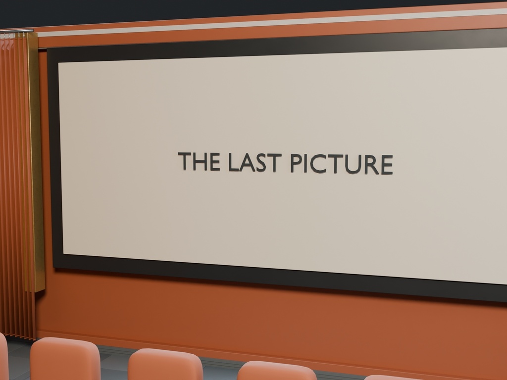 【3D背景】110 最後の上映館 / Last Picture House【FBX・GLB・BLEND】