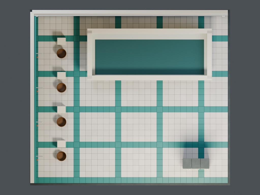 【3D背景】111 朝一番の銭湯 / Morning Bathhouse【FBX・GLB・BLEND】