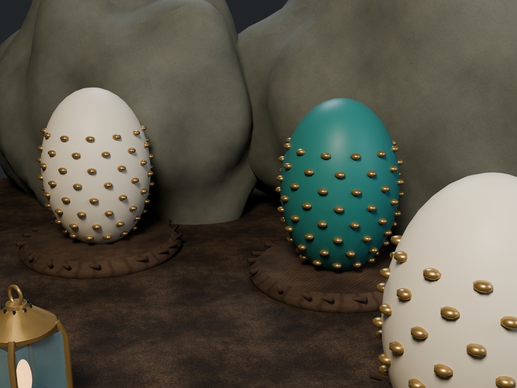 【3D背景】137 竜の孵化場 / Dragon Hatchery【FBX・GLB・BLEND】
