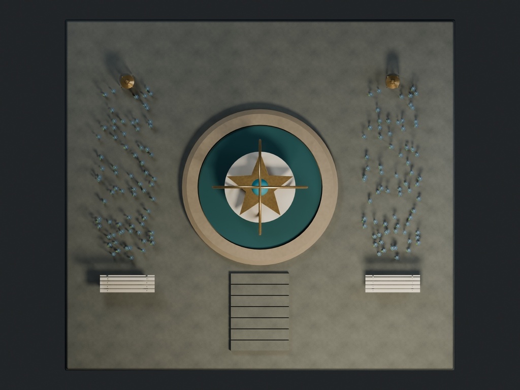 【3D背景】139 星屑の噴水 / Stardust Fountain【FBX・GLB・BLEND】