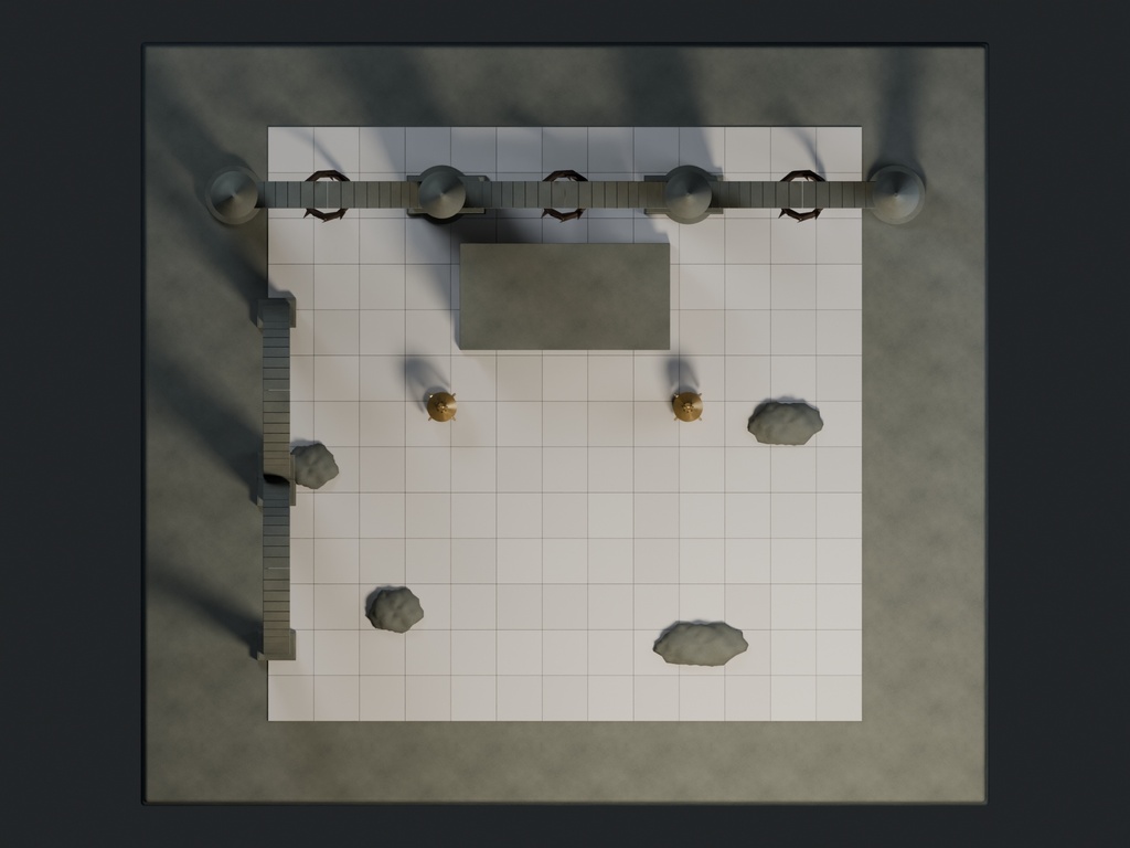 【3D背景】140 茨の聖堂 / Thorn Cathedral【FBX・GLB・BLEND】