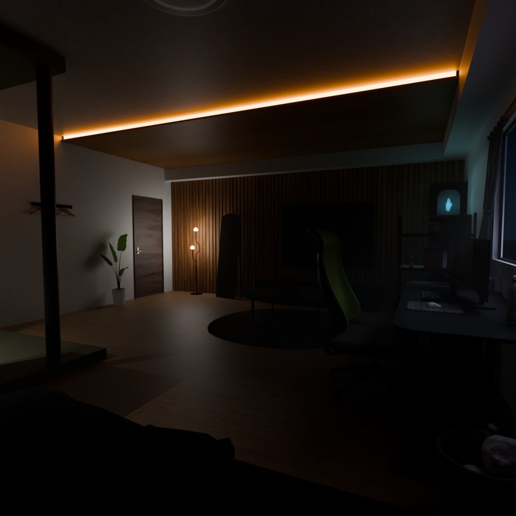【3Dモデル】GamingRoomAssets【7/31まで25%OFF】