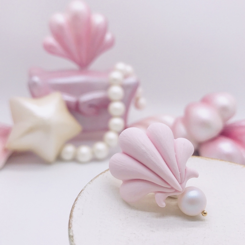 マーメイド イヤリング パール