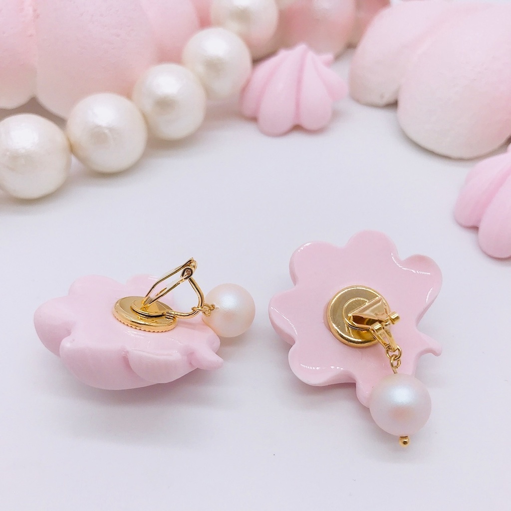 マーメイド イヤリング パール