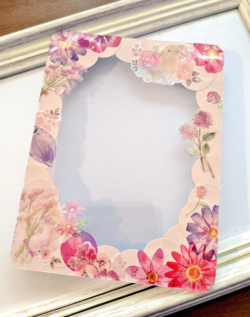 トレカケースデコレーション【ピンク】