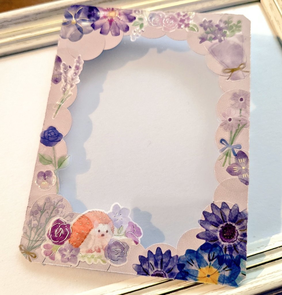 トレカケースデコレーション【パープル】