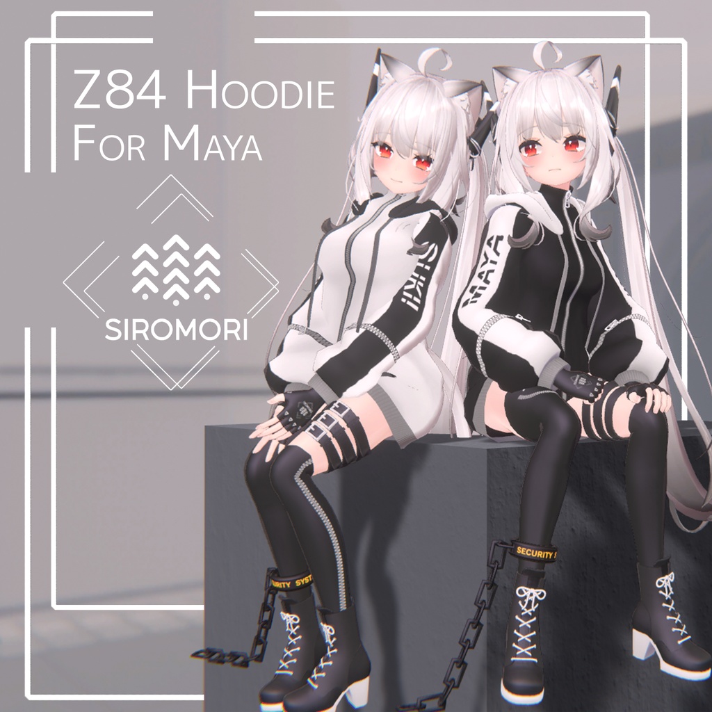Maya Z84 Zip Up Hoodie ・ 舞夜Z84ジップアップフード