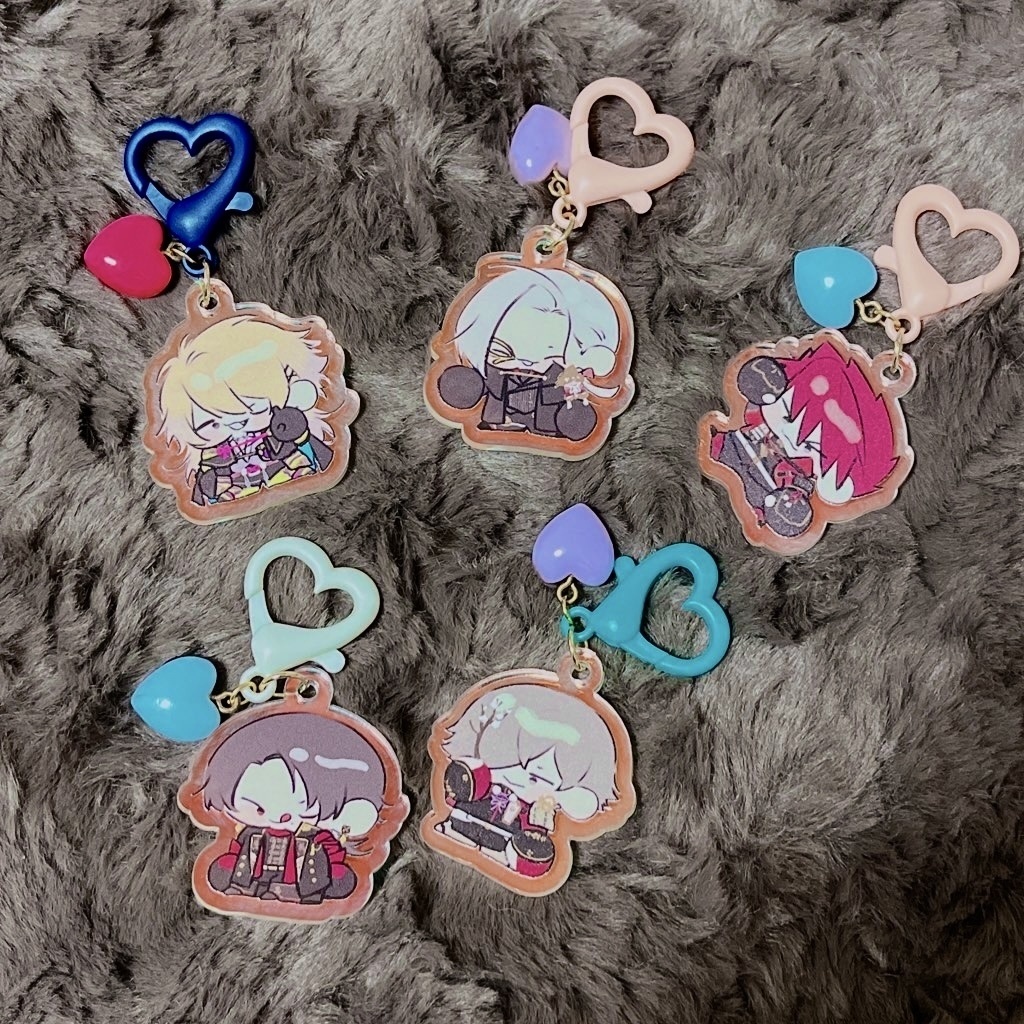 極アクリルキーホルダーB