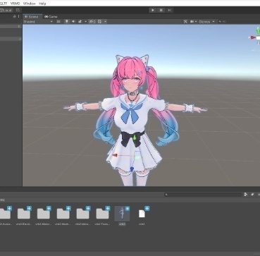 自作VRMモデル self made vrm modle