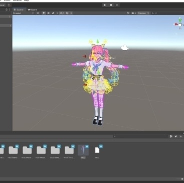 自作VRMモデル self made vrm modle