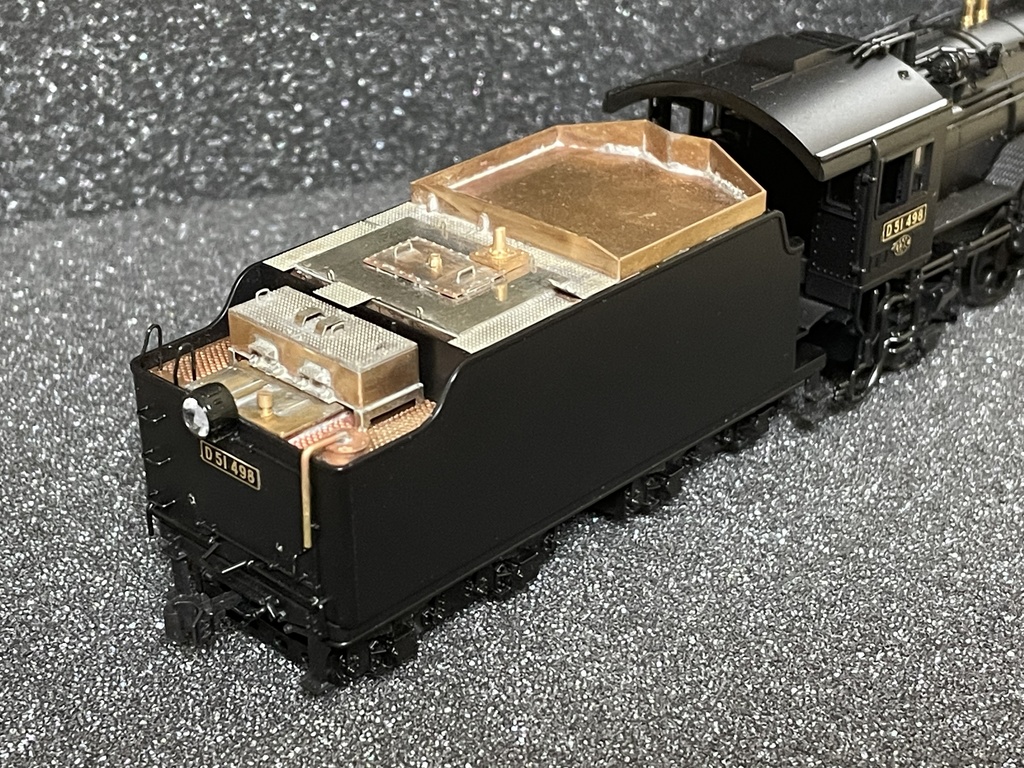 1/80 D51 498テンダー改造パーツセット