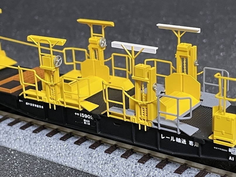 ロングレール輸送チキ5500C編成エプロン車上回りキット