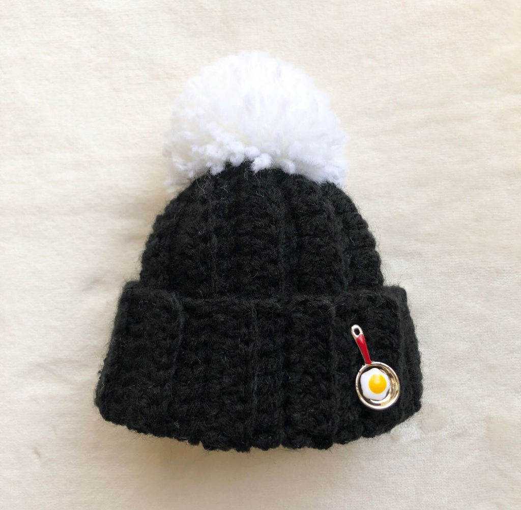 ［SALE］ポンポン付きニットキャップ［SD/DD/ぬいぐるみ］