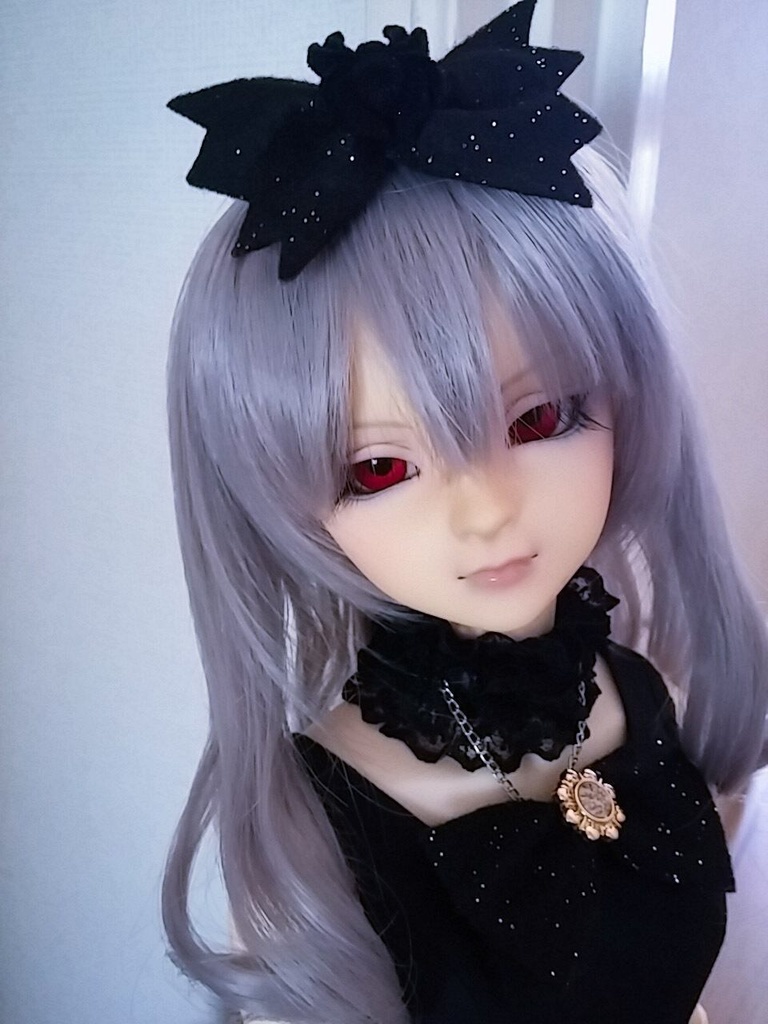 ゴシック風リボン型ぱっちん［幼SD〜］