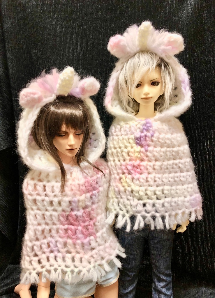 ニットケープ(ユニコーン)　［MSD/SDM/SDC/ユノア］
