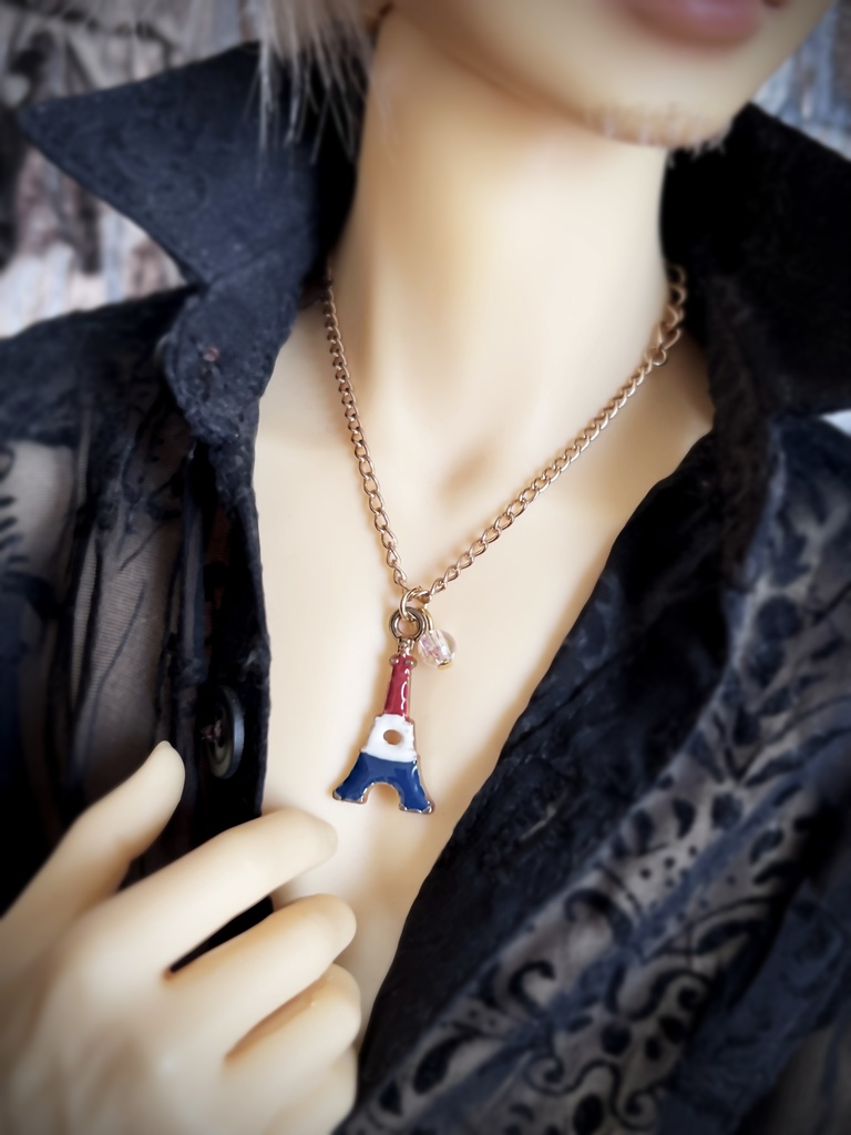 ［SALE］エッフェル塔ネックレス アジャスター付［幼SD~SDGOU 全サイズ対応］